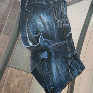 Silver jean shorts size 27